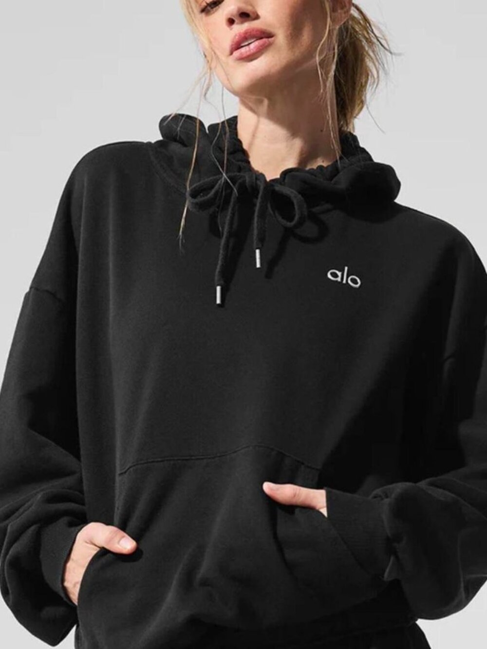 Alo Yoga Black Accolade Hoodie